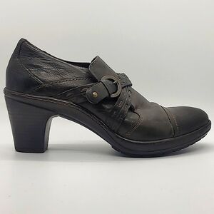 JOSEF SEIBEL Vivien Brazil sz6.5 Full grain leather clog style bootie